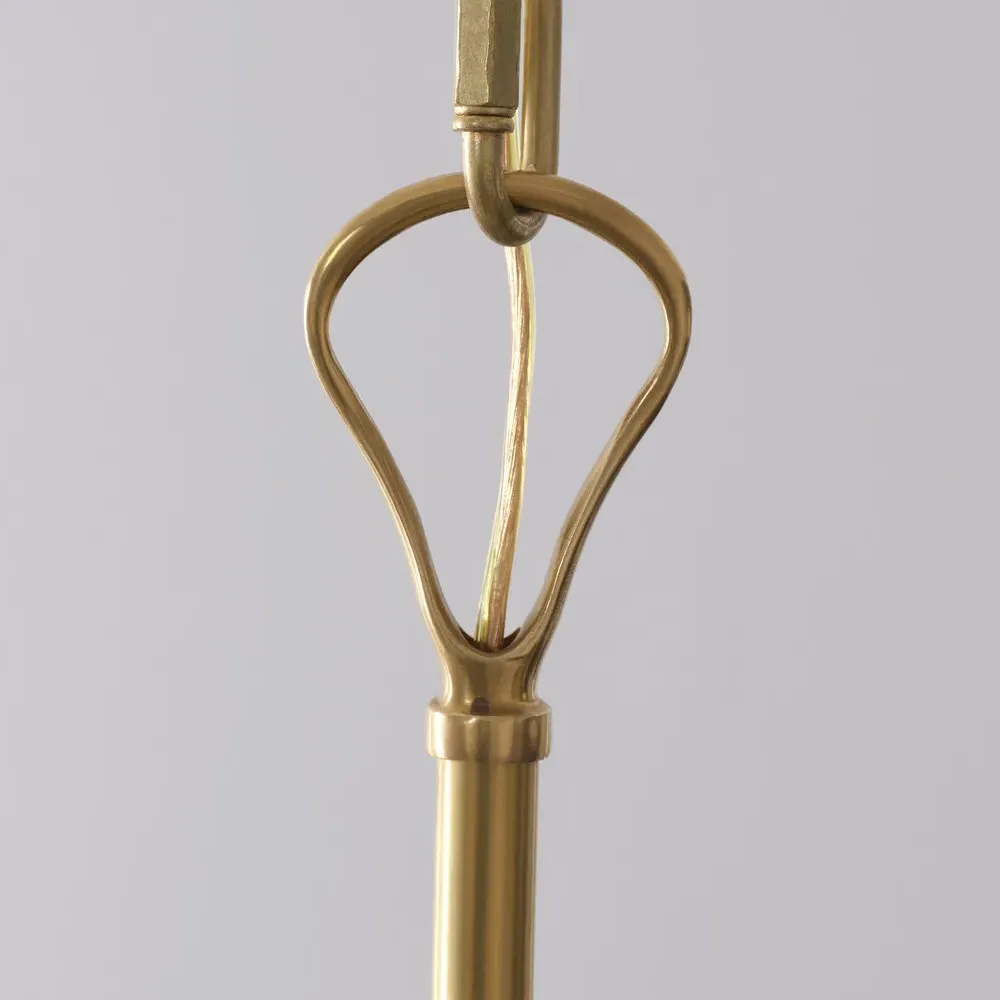 Griffin Grande Tail Chandelier - Antique Brass, Brass