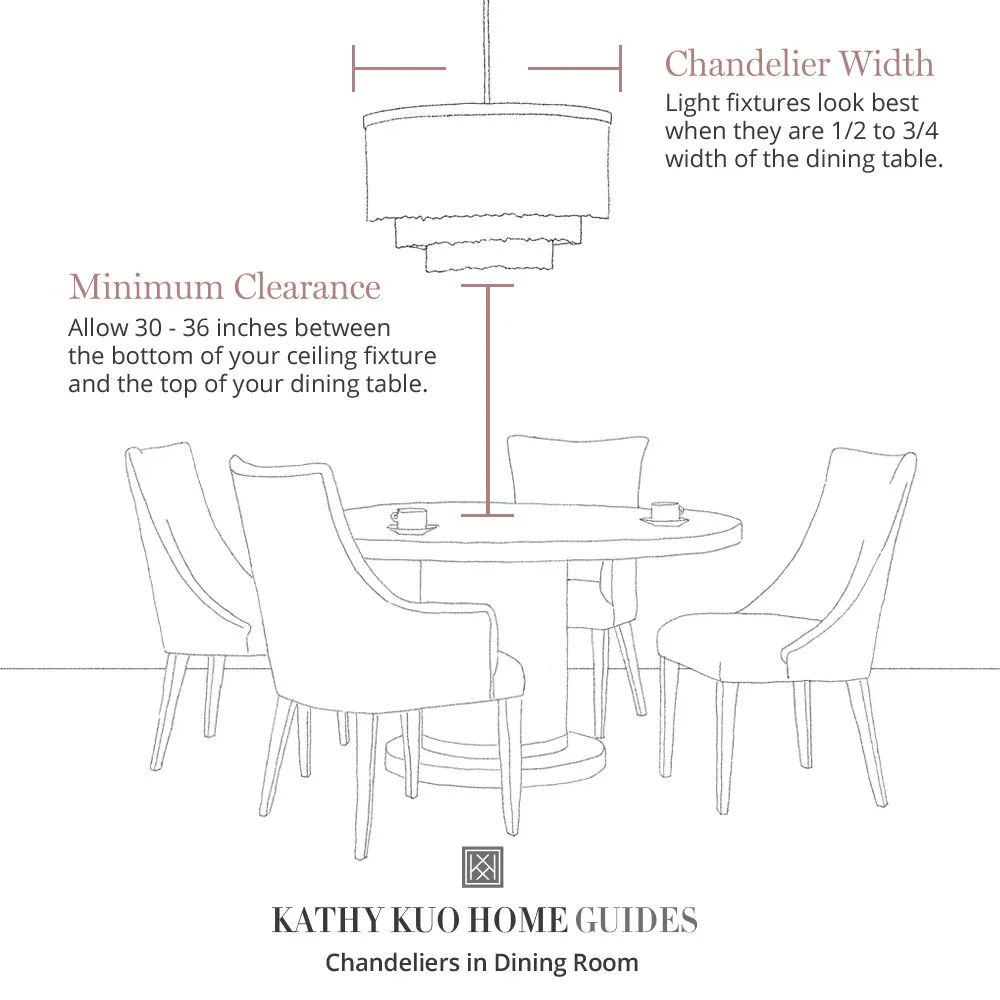 Griffin Staggered Tail Chandelier - Polished Nickel, Brass