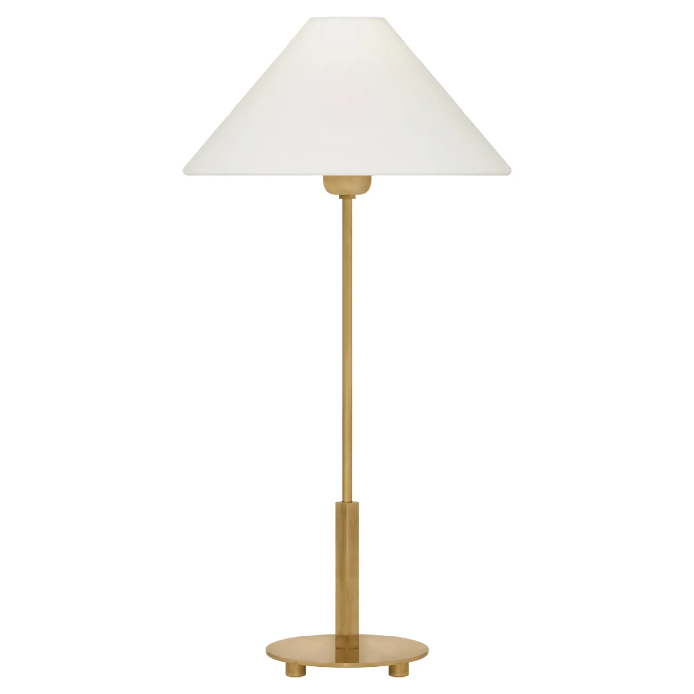 Hackney Cordless Buffet Table Lamp - Antique Brass, Metal