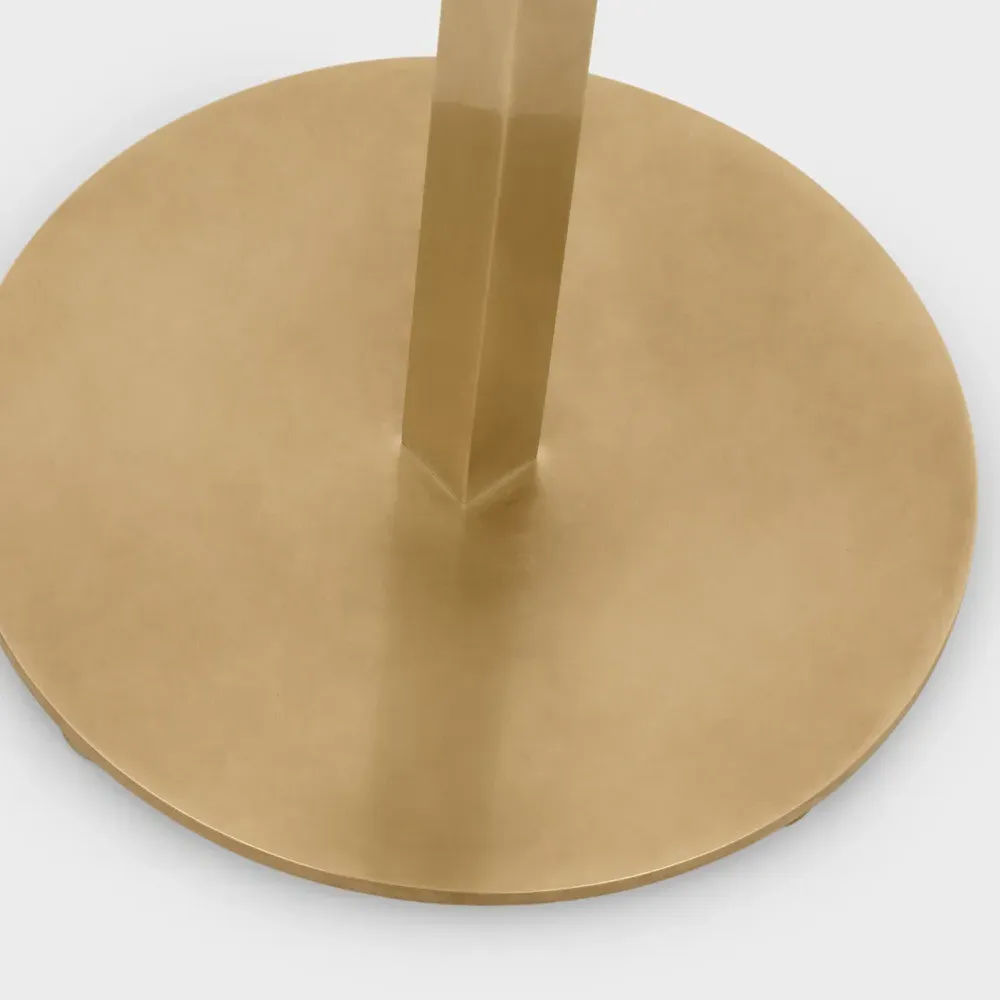 Hackney Cordless Floor Lamp - Antique Brass, Metal