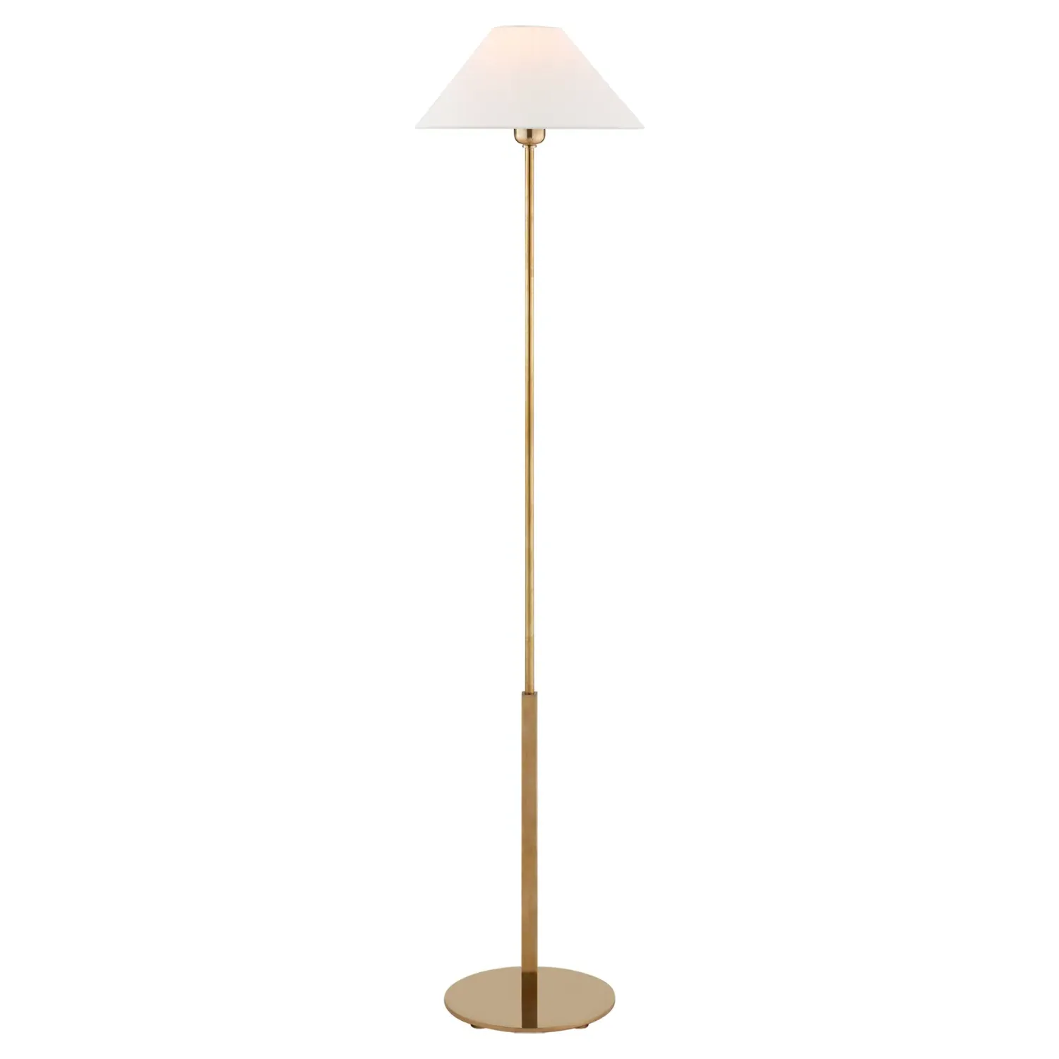 Hackney Cordless Floor Lamp - Antique Brass, Metal image