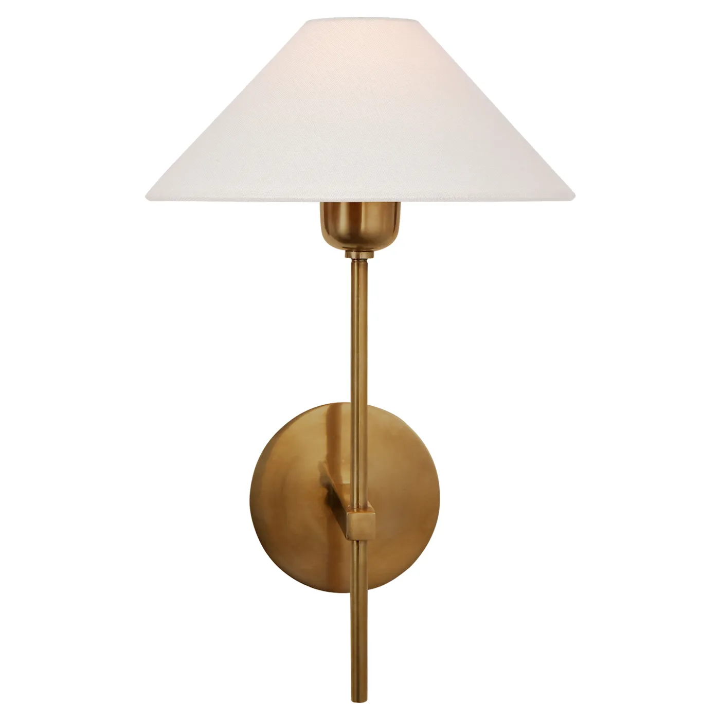 Hackney Single Sconce - Antique Brass, Metal image