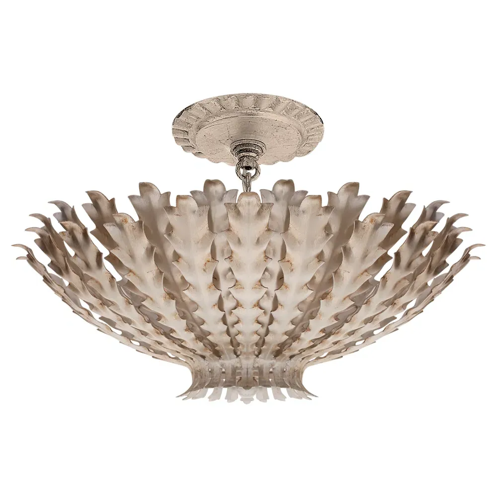 Hampton Small Chandelier - Burnished Silver Leaf image