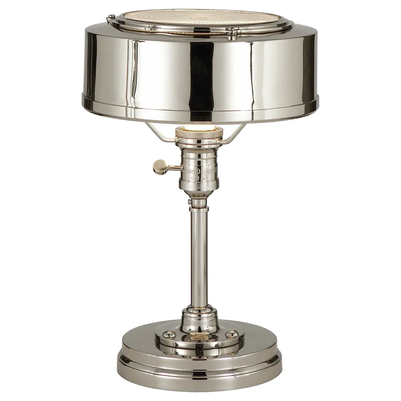 Henley Task Lamp - Polished Nickel, Metal