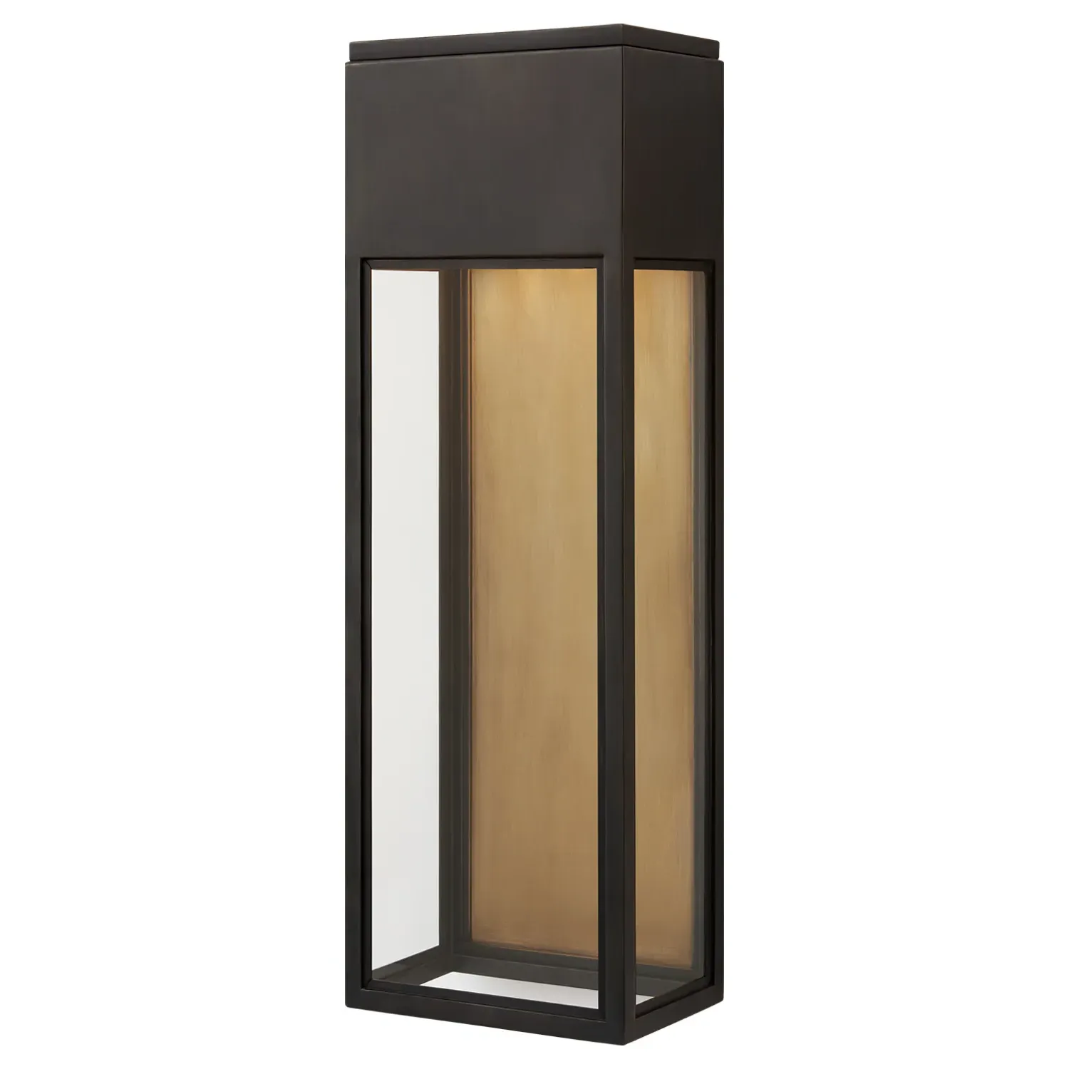 Irvine Large Wall Lantern - Bronze, Glass