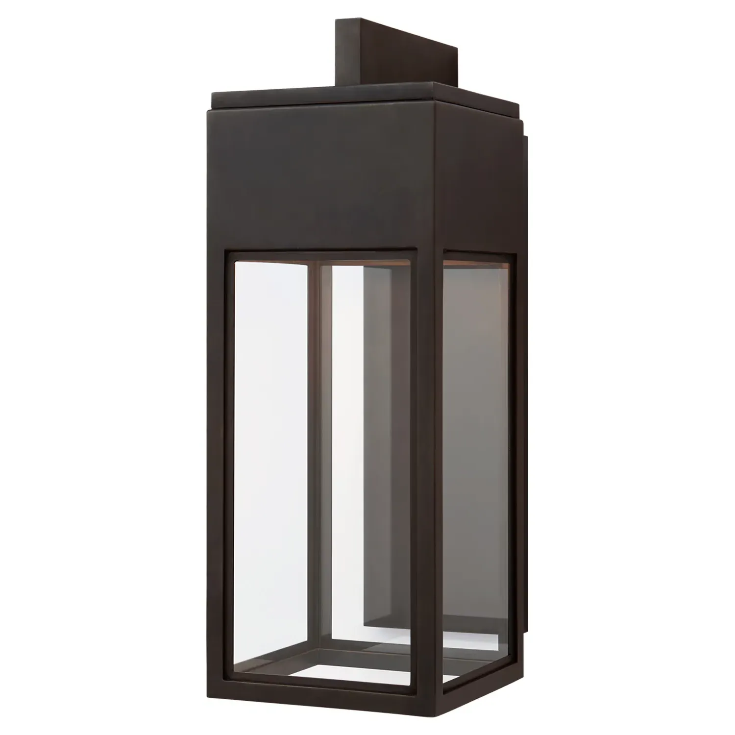 Irvine Medium Bracketed Wall Lantern - Bronze, Glass