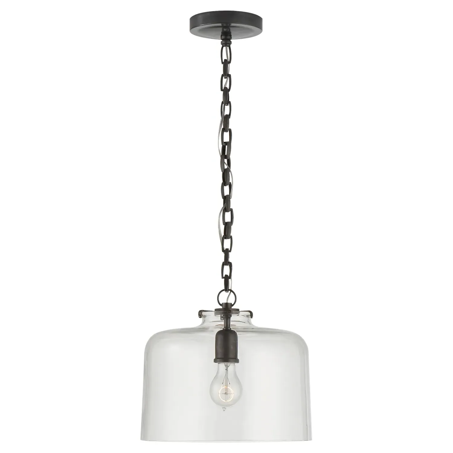 Katie Dome Pendant - Bronze, Metal image