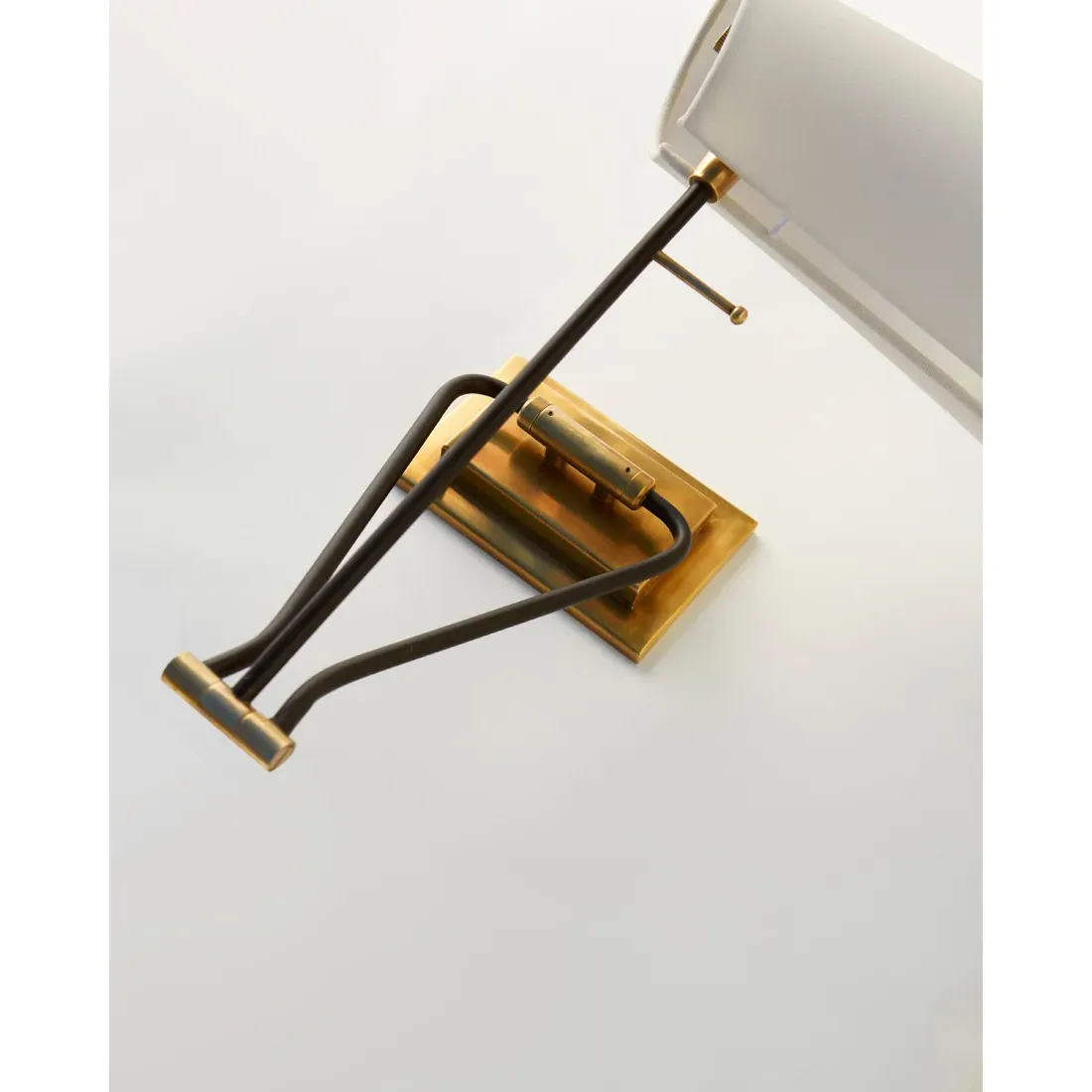 Keil Swing Arm Wall Sconce - Antique Brass, Metal