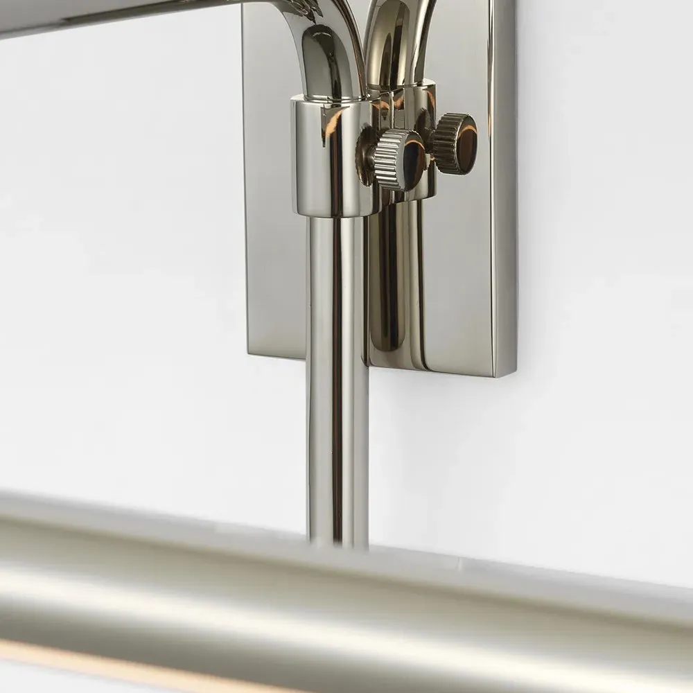 Kidd 18" Double Arm Picture Light Sconce - Polished Nickel