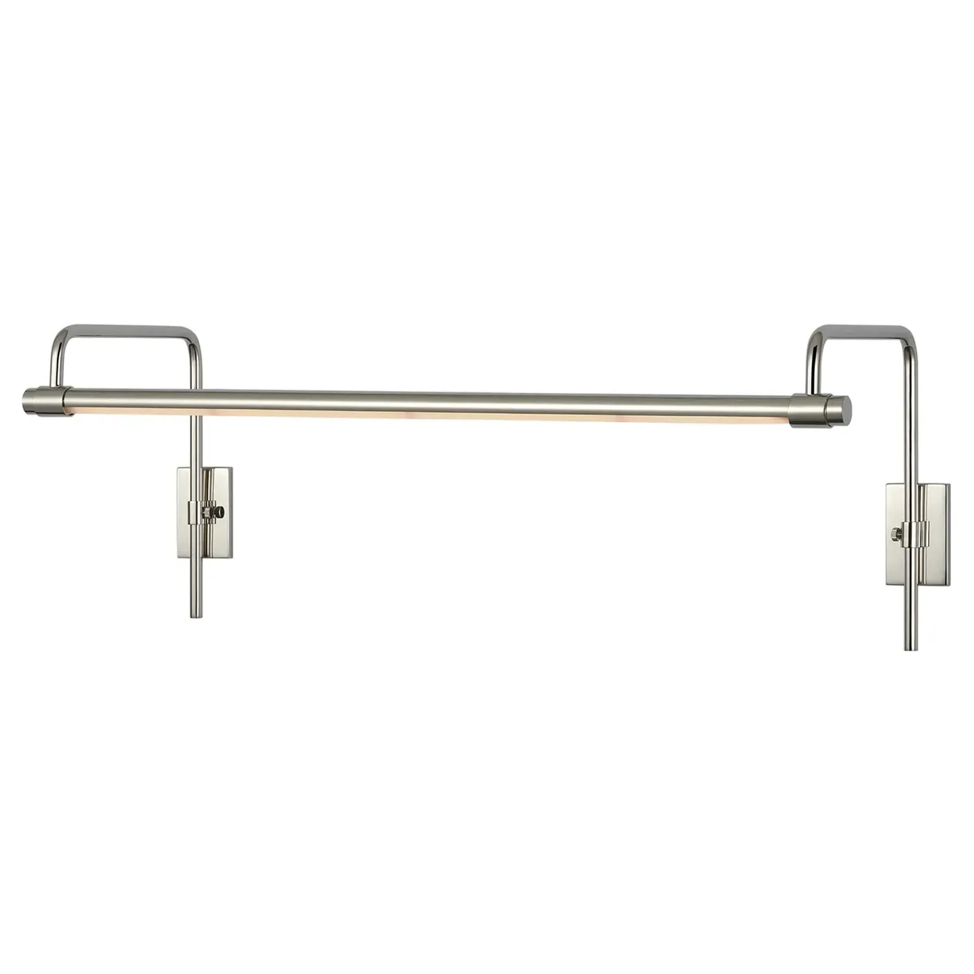 Kidd 24" Double Arm Picture Light Sconce - Polished Nickel