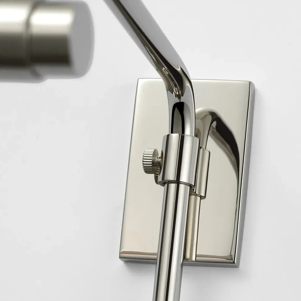 Kidd 24" Double Arm Picture Light Sconce - Polished Nickel