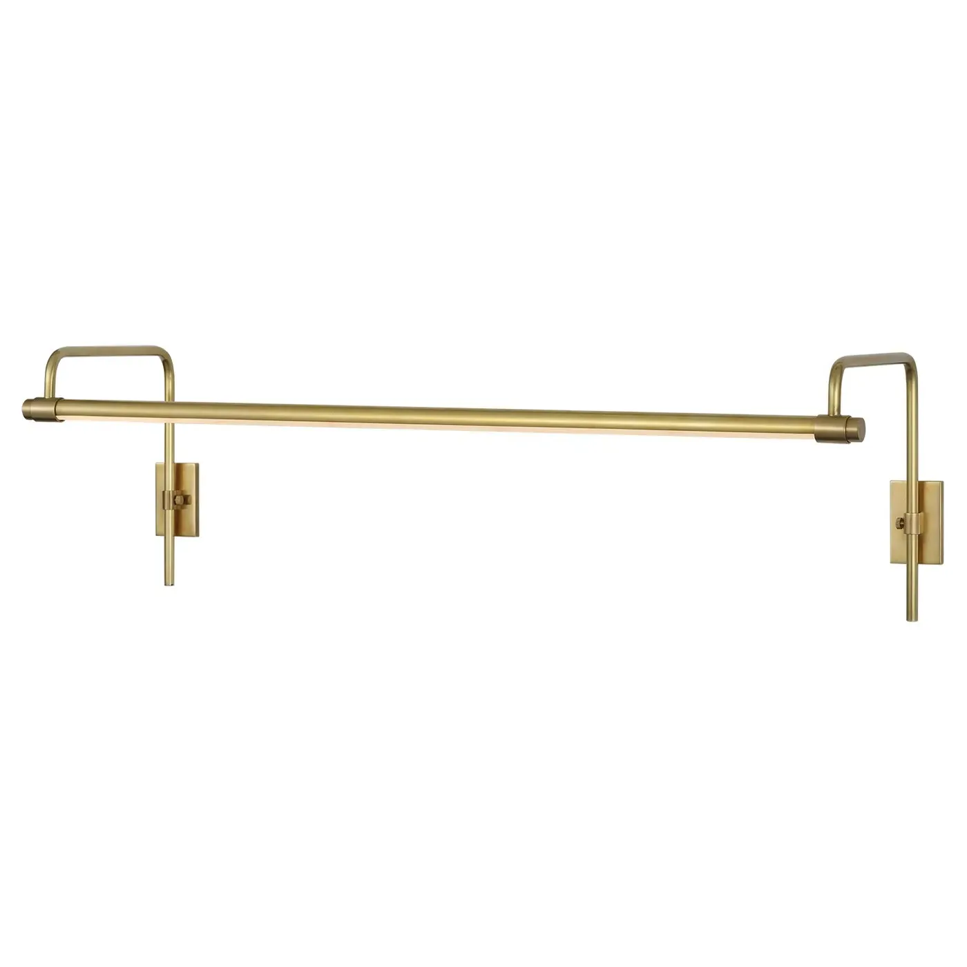 Kidd 30" Double Arm Picture Light Sconce - Antique Brass