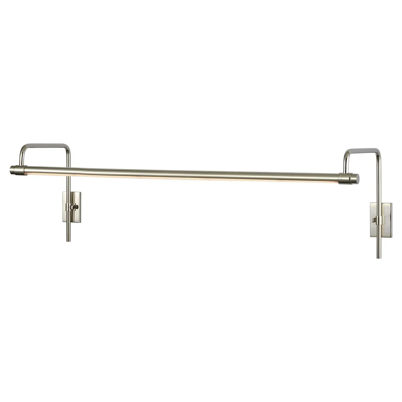 Kidd 30" Double Arm Picture Light Sconce - Polished Nickel