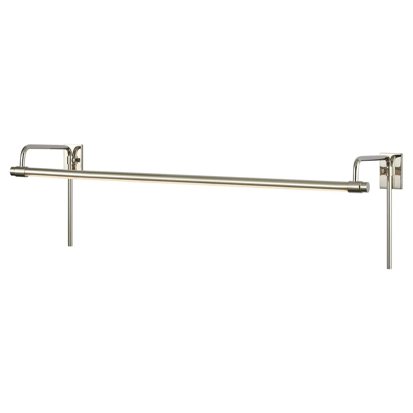 Kidd 30" Double Arm Picture Light Sconce - Polished Nickel