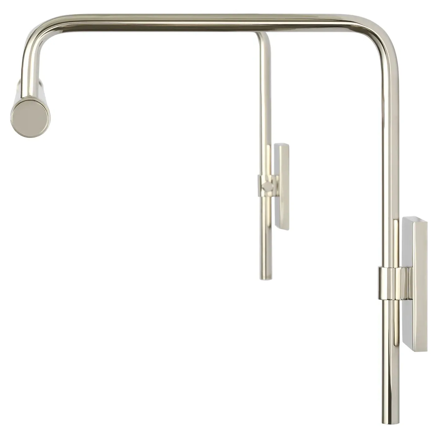 Kidd 30" Double Arm Picture Light Sconce - Polished Nickel
