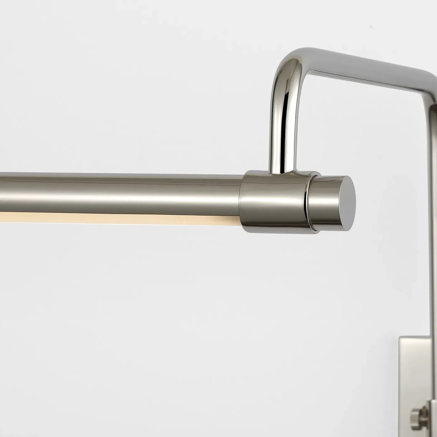 Kidd 30" Double Arm Picture Light Sconce - Polished Nickel