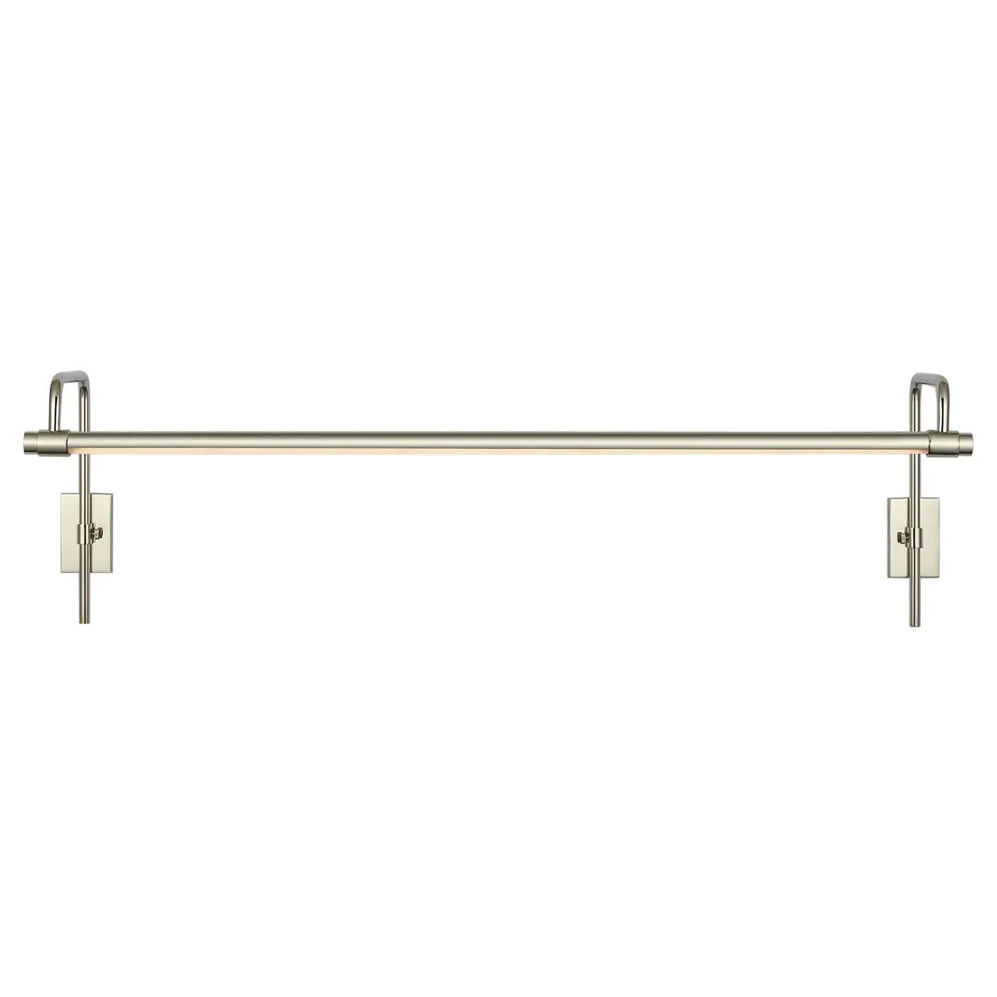 Kidd 30" Double Arm Picture Light Sconce - Polished Nickel