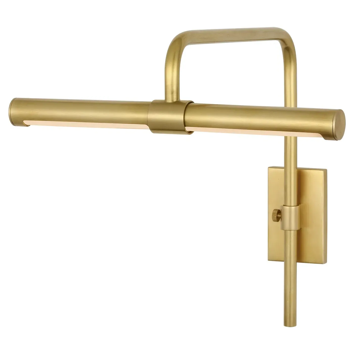 Kidd Single Arm Picture Light Sconce - Antique Brass image