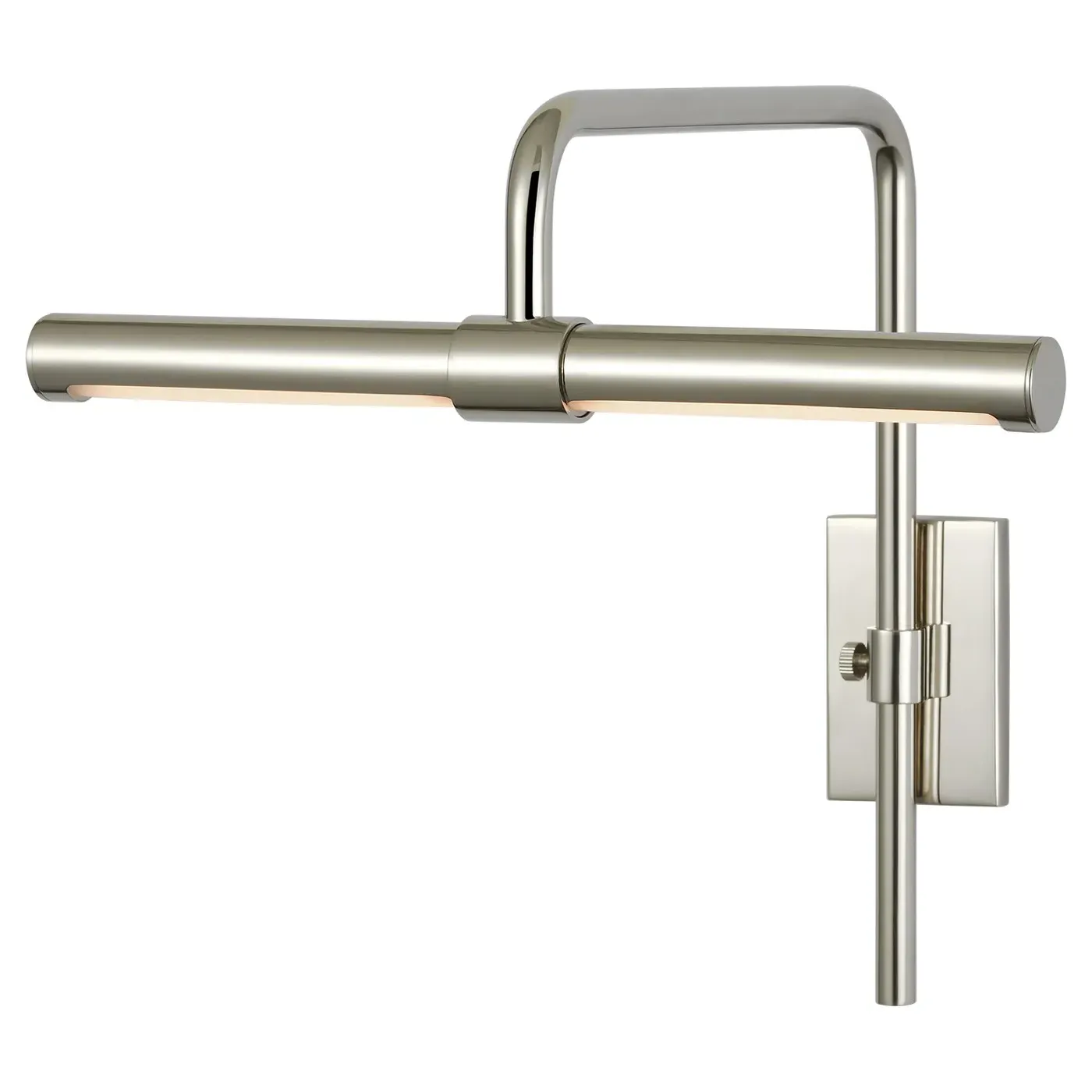 Kidd Single Arm Picture Light Sconce - Polished Nickel