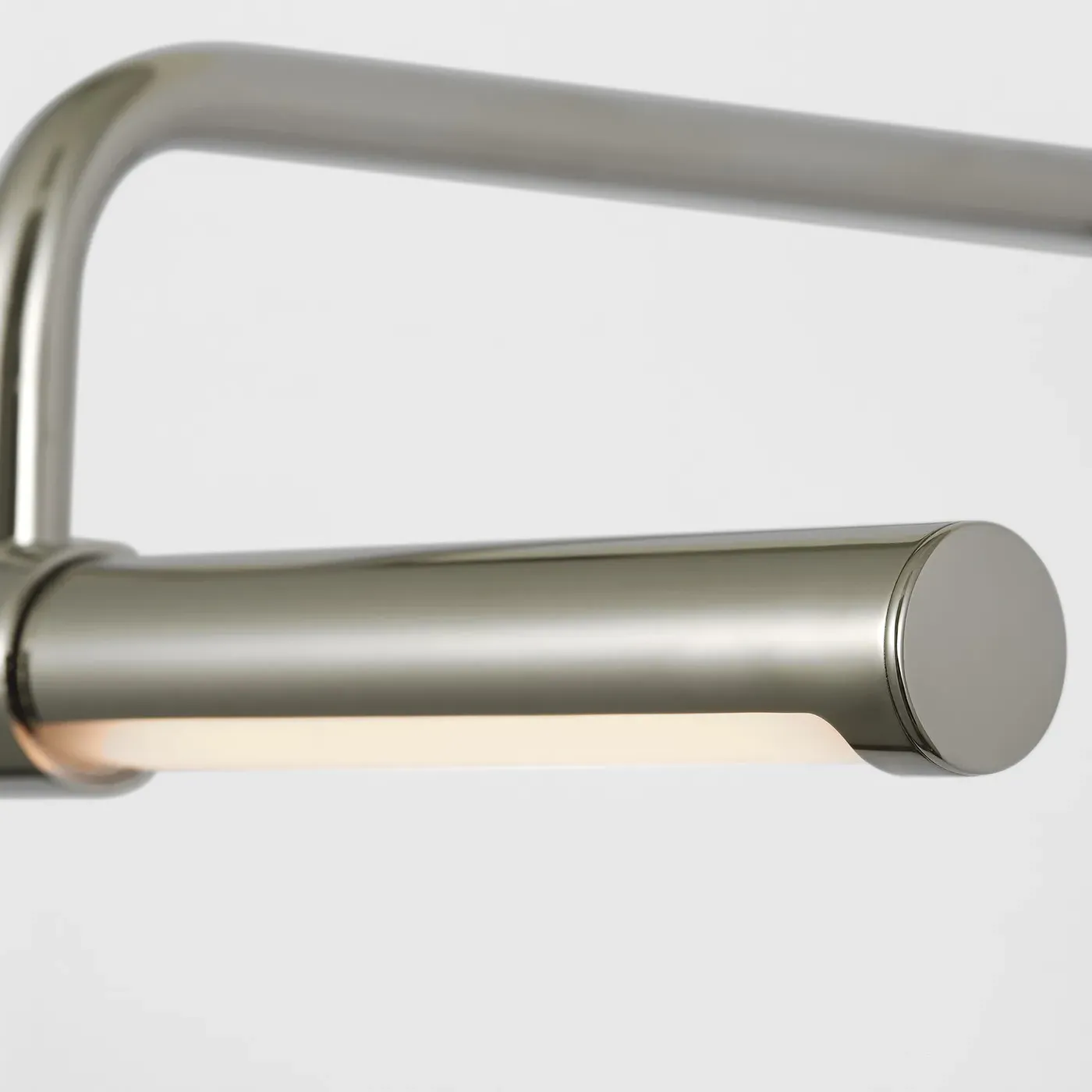 Kidd Single Arm Picture Light Sconce - Polished Nickel