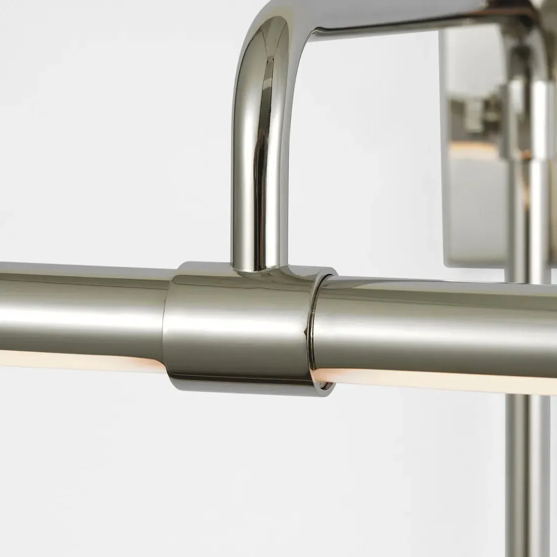 Kidd Single Arm Picture Light Sconce - Polished Nickel