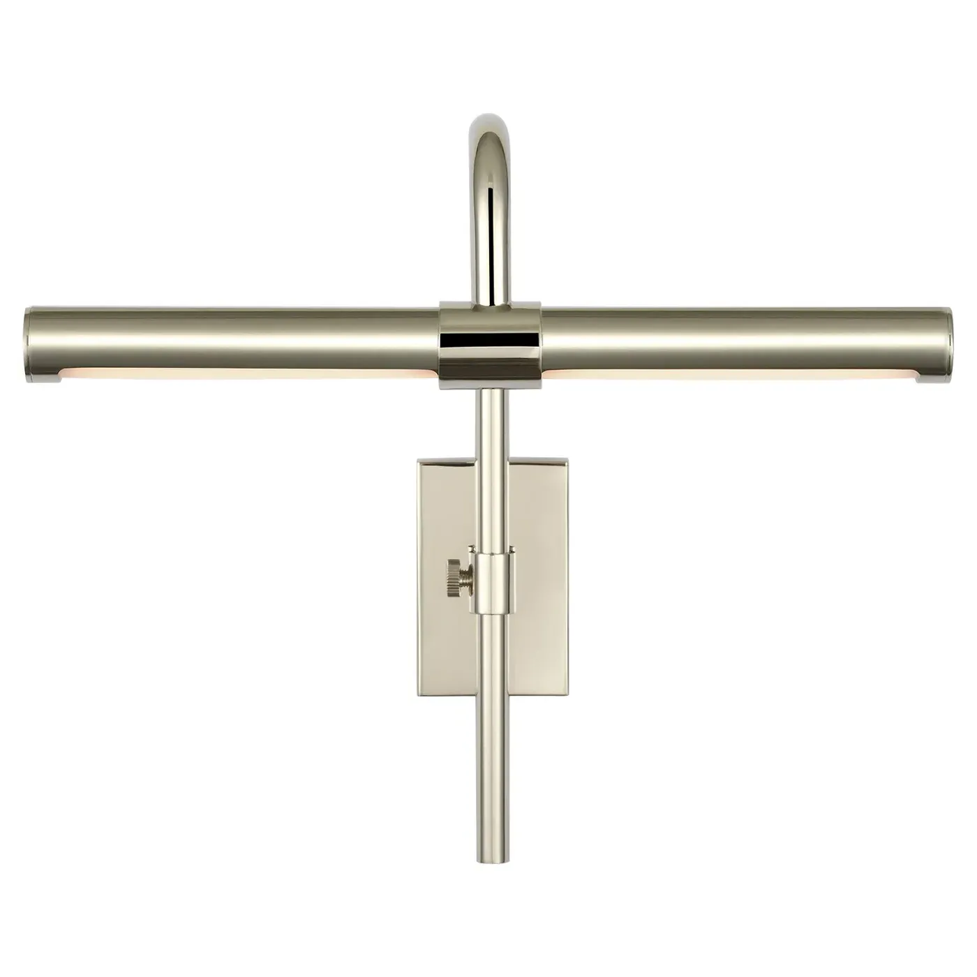 Kidd Single Arm Picture Light Sconce - Polished Nickel
