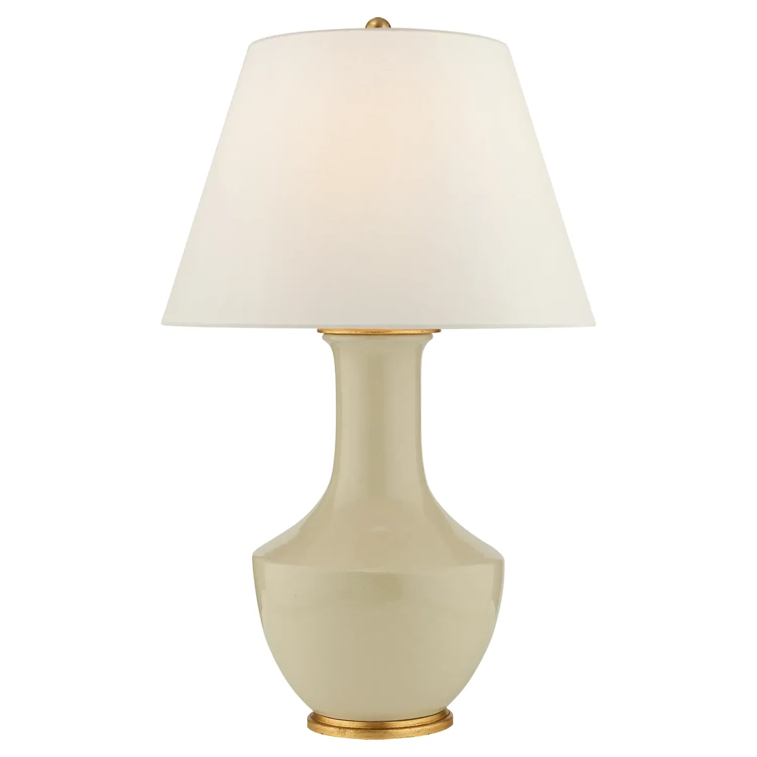 Lambay Round Table Lamp - Coconut, Porcelain image