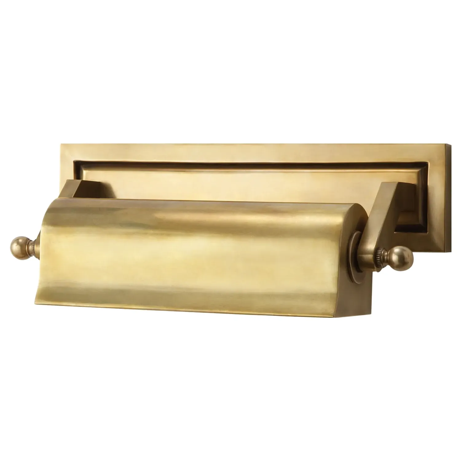Library Picture Light Sconce - Antique Brass, Metal image