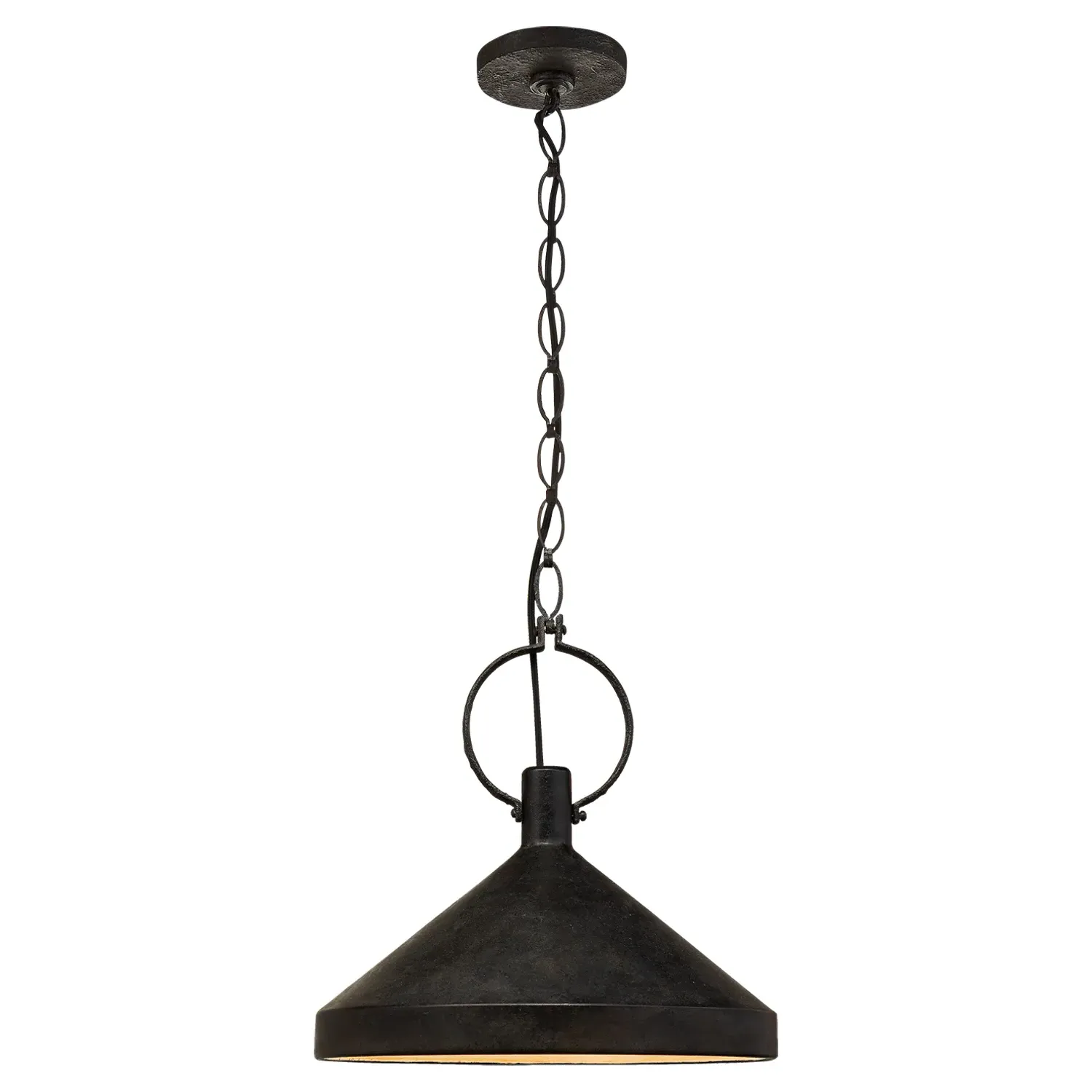 Limoges Large Pendant Light - Aged Iron