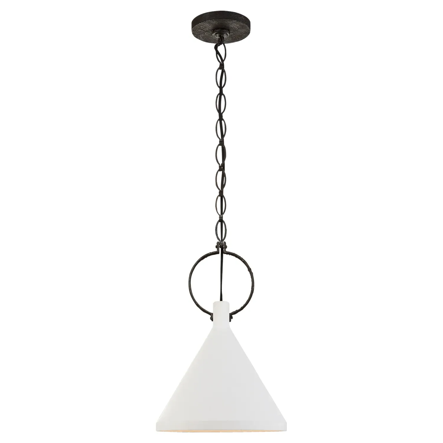 Limoges Medium Pendant Light - Plaster White
