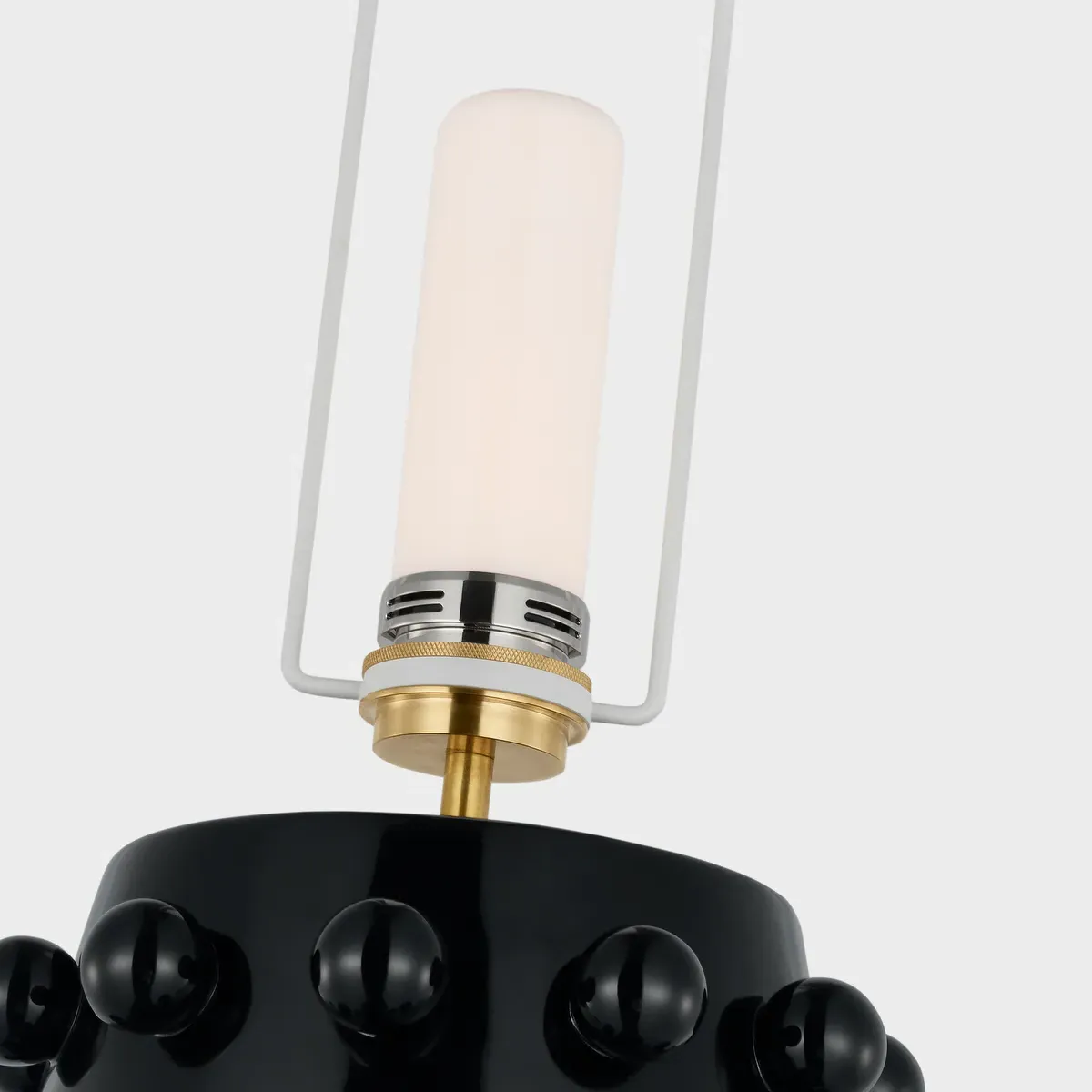 Linden 26" Cordless Table Lamp - Black, Ceramic