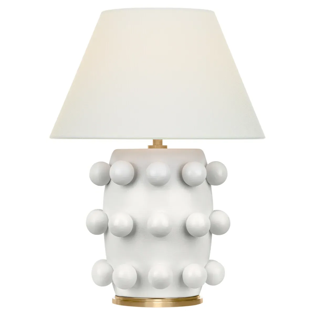 Linden Cordless Table Lamp - Plaster White, Ceramic image