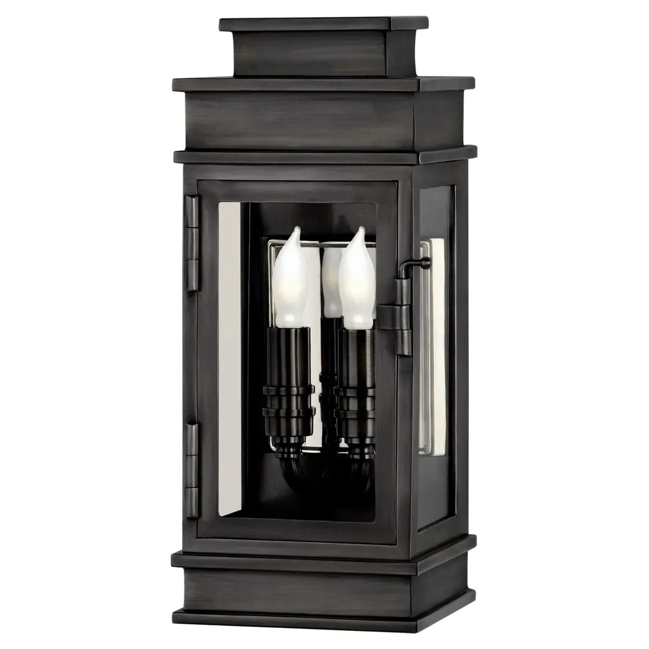 Linear Mini Outdoor Sconce - French Bronze, Metal