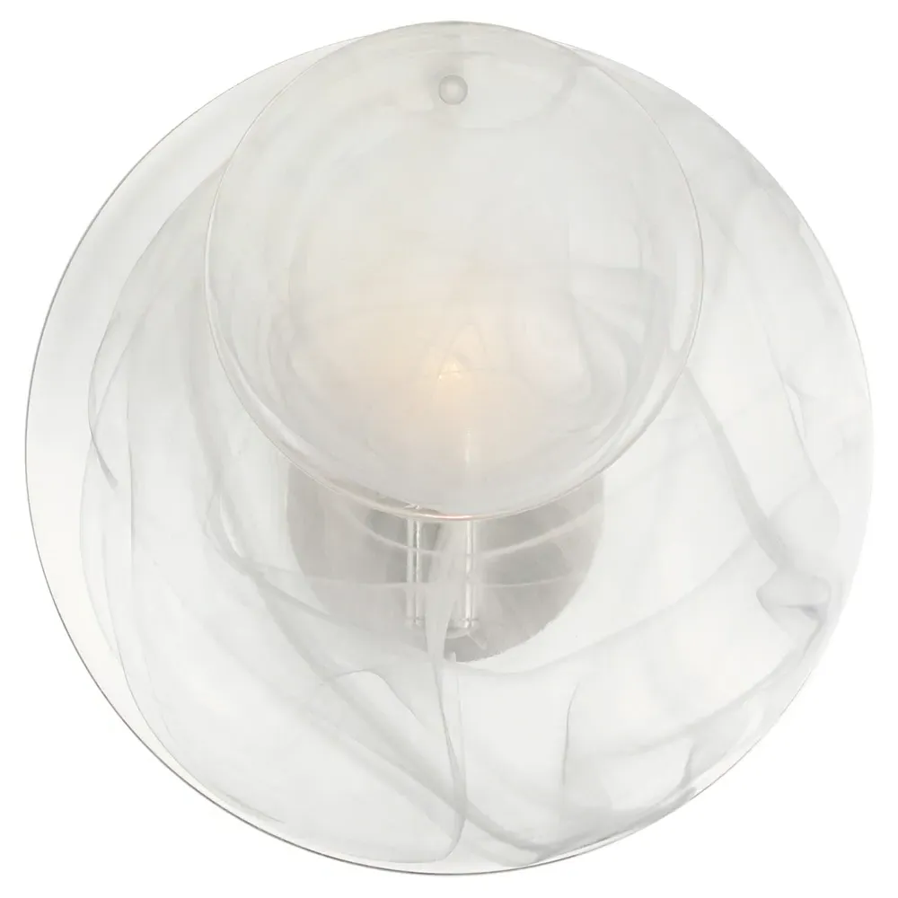 Loire Wall Sconce - Polished Nickel, Metal