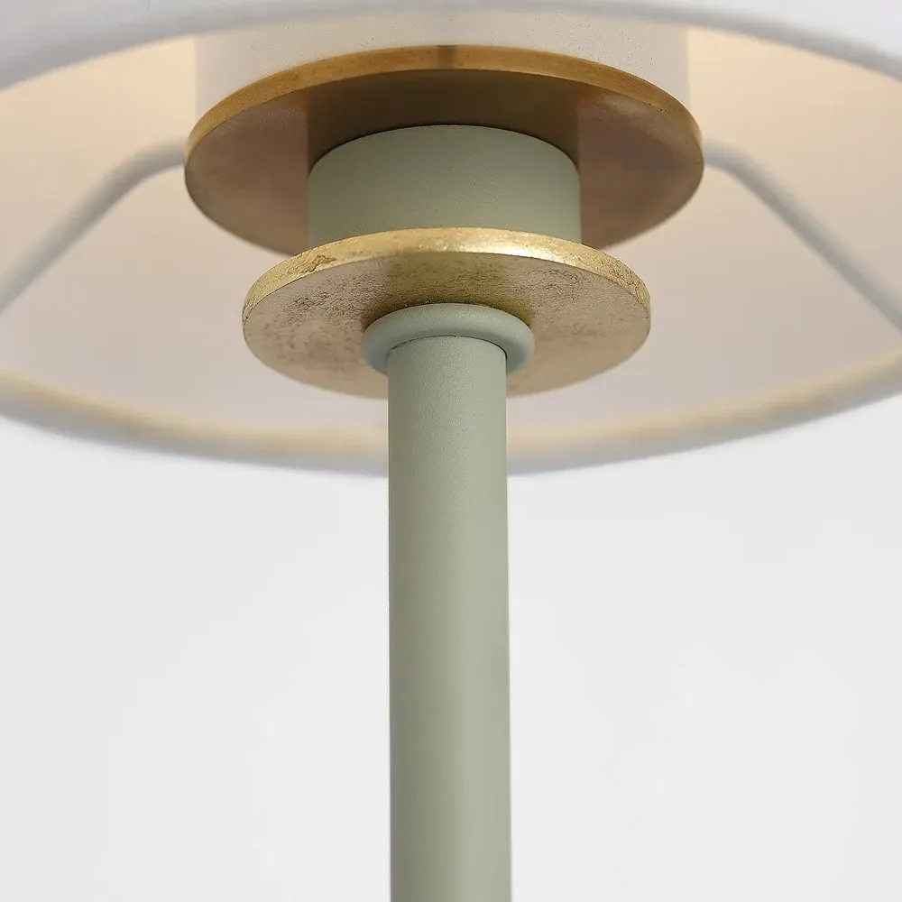 Lucia Cordless Wall Sconce - Celadon, Steel