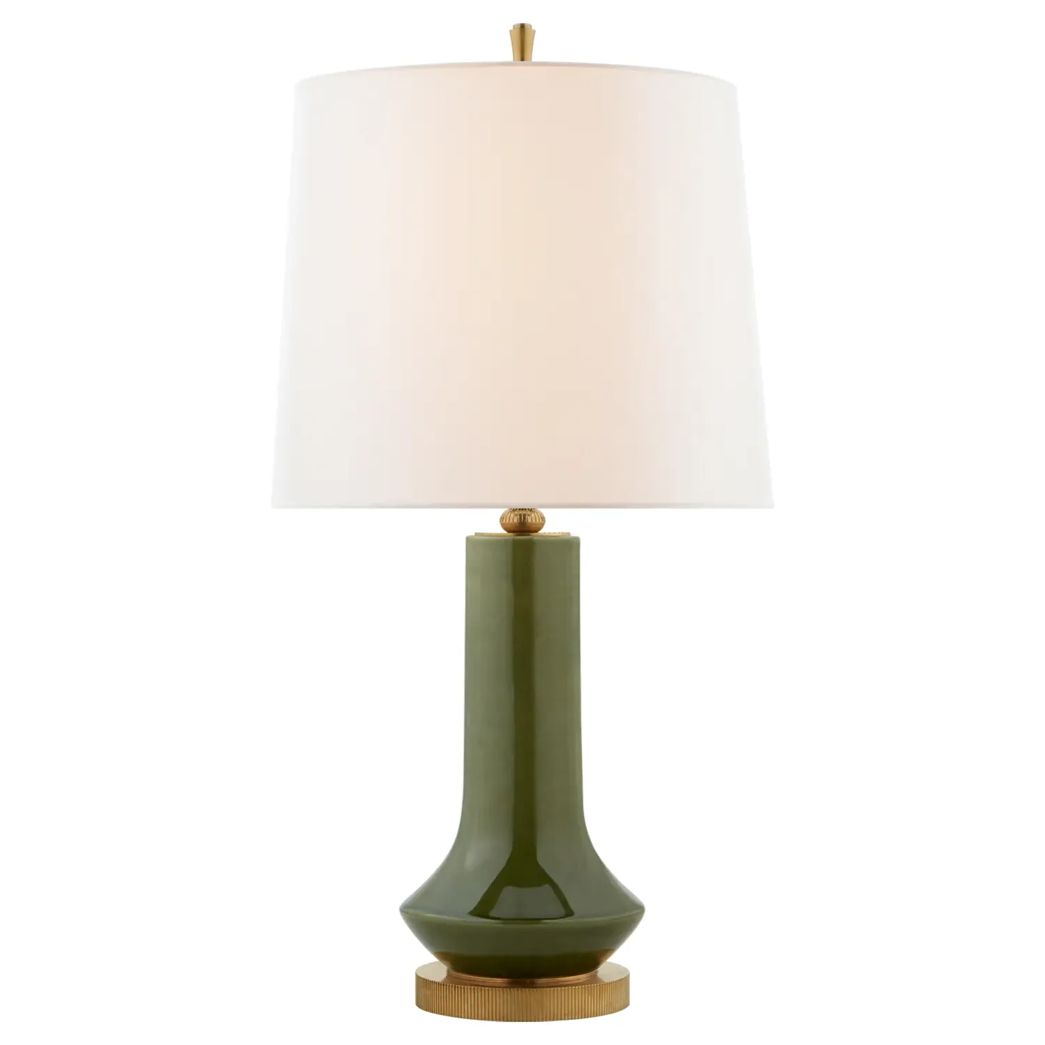 Luisa Table Lamp - Emerald Green, Ceramic image