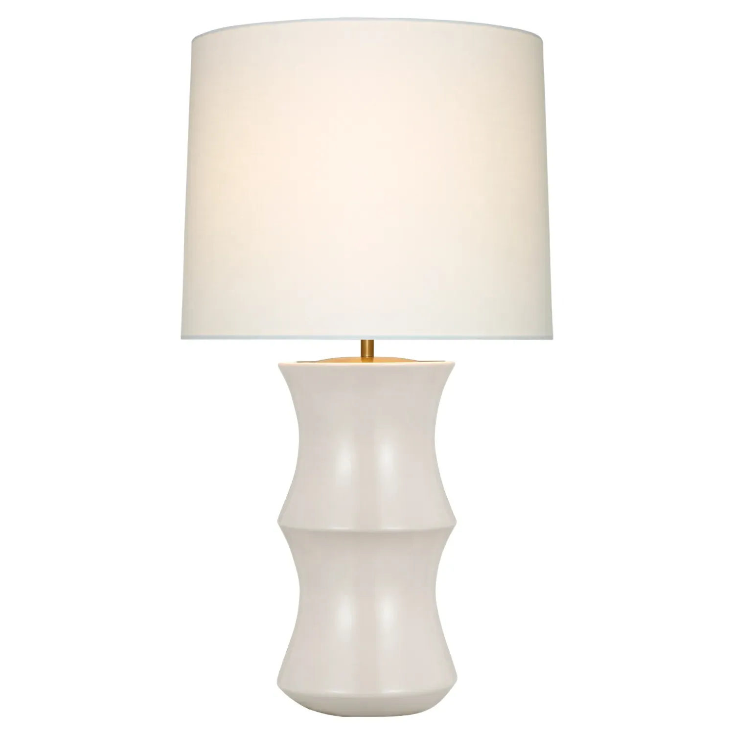 Marella Medium Table Lamp - Off White, Ceramic