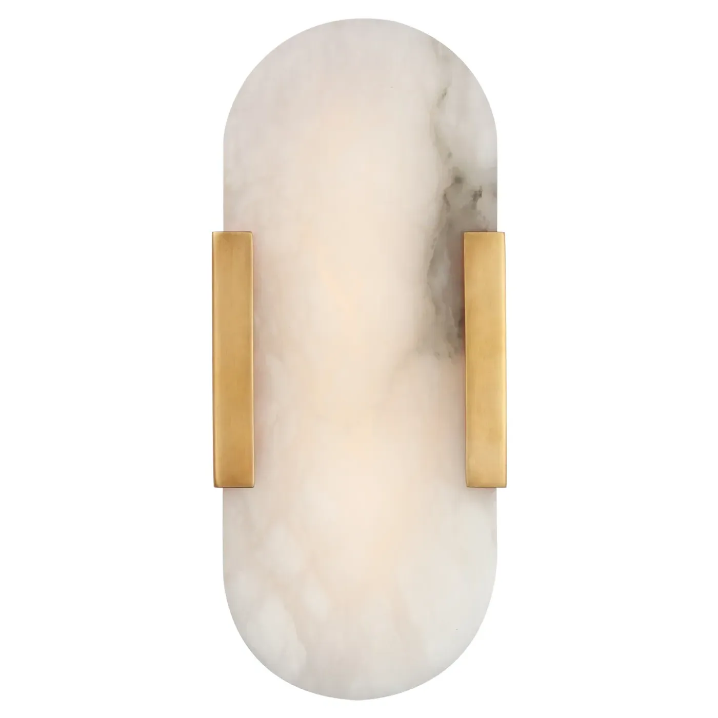 Melange Elongated Sconce - Antique Burnished Brass, Alabaster image