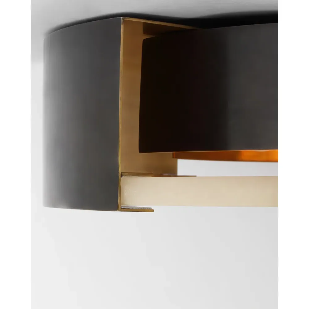 Melange Extra Large Flush Mount - Bronze, Metal