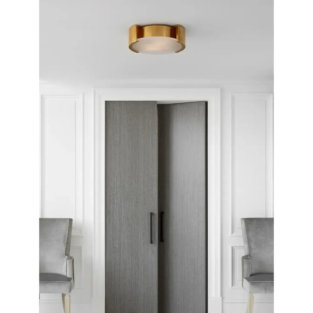 Melange Large Flush Mount - Antique Burnished Brass