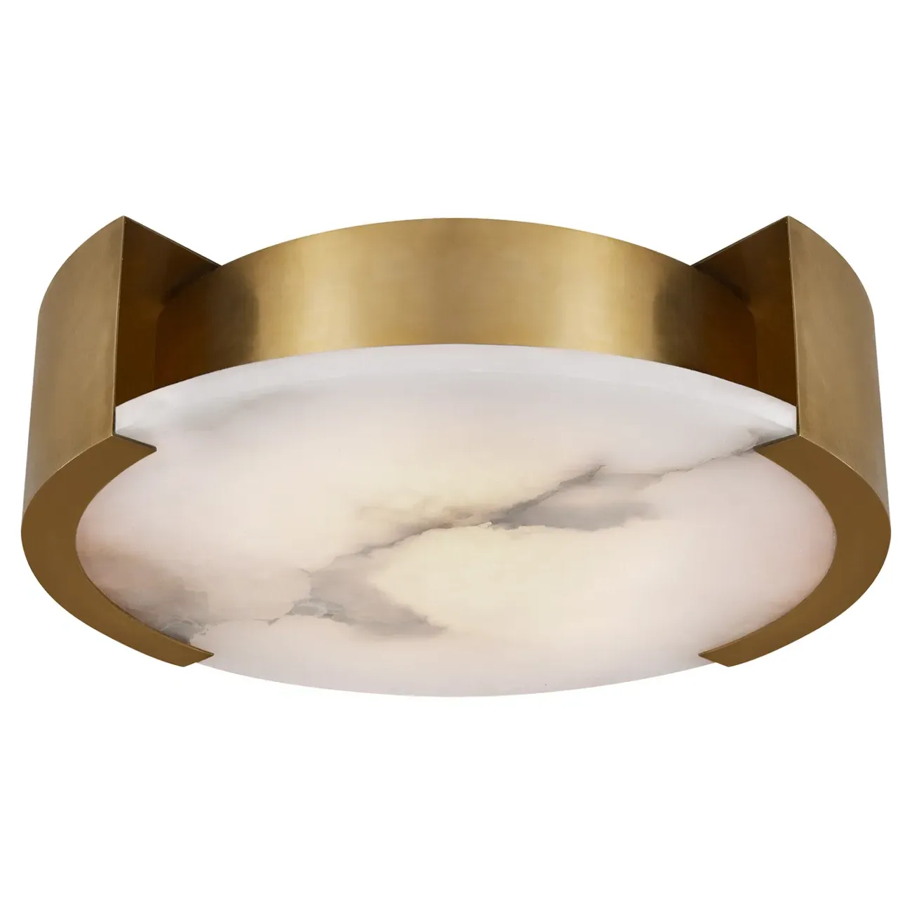 Melange Large Flush Mount - Antique Burnished Brass