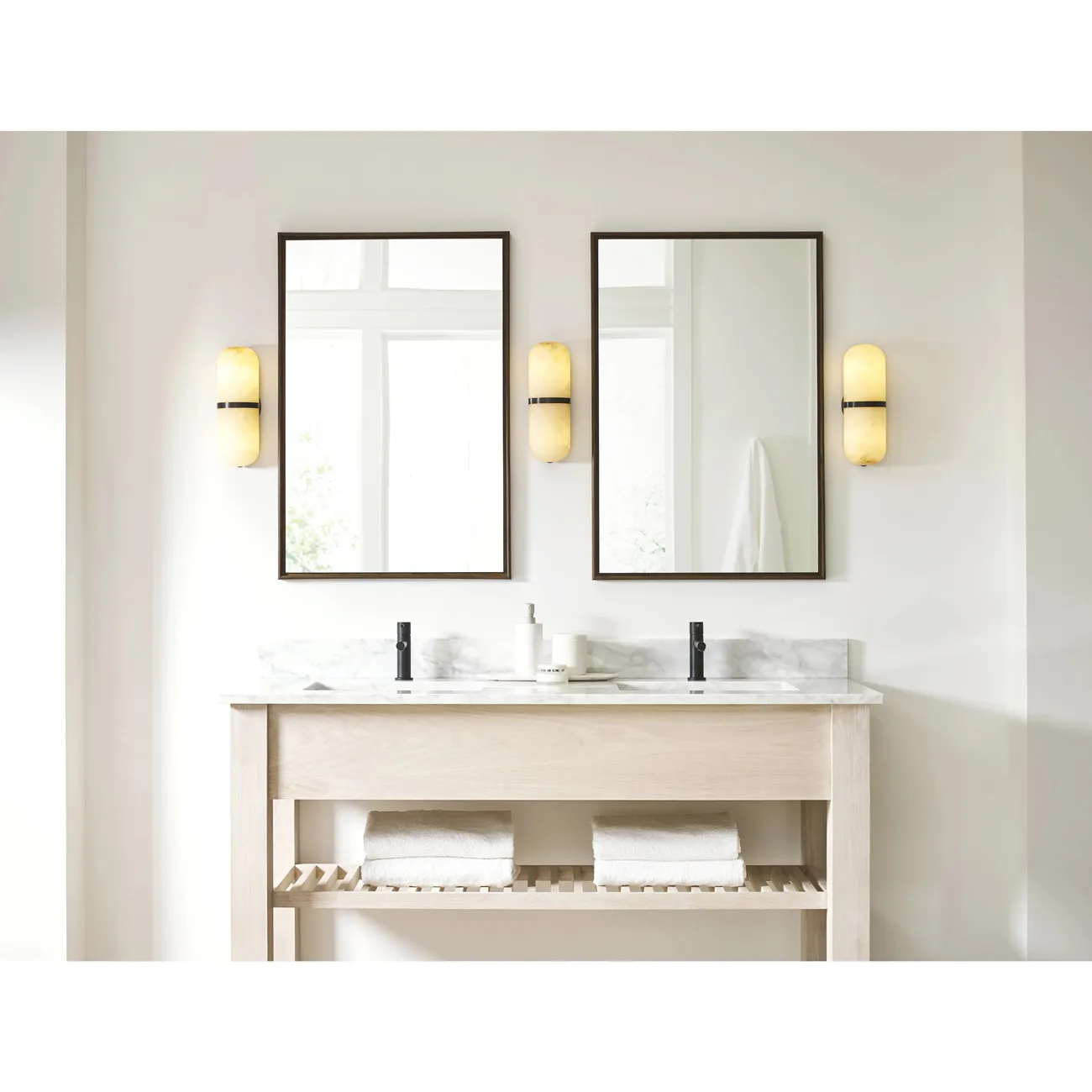 Melange Pill Form Sconce - Bronze, Metal