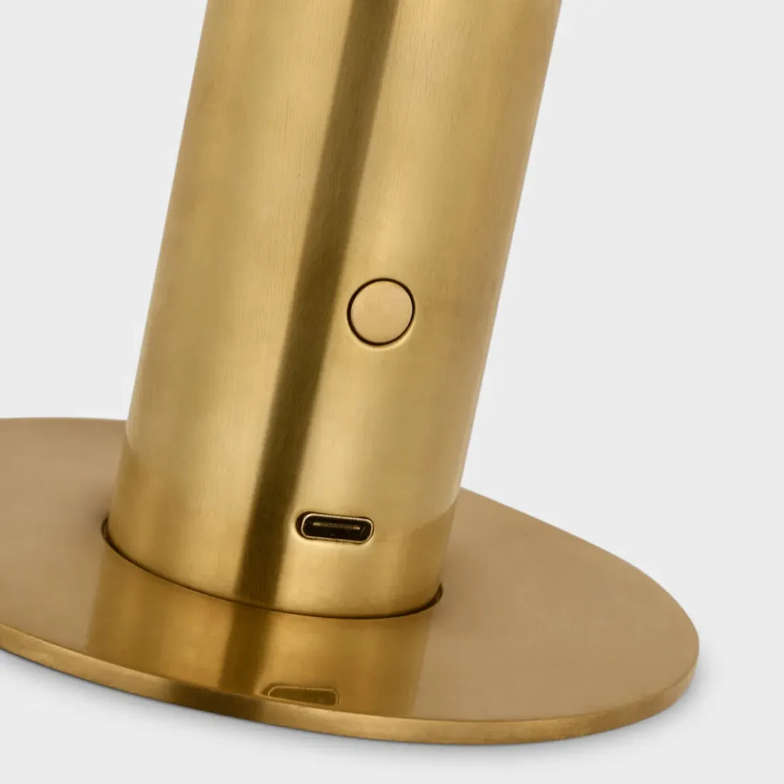 Melange Rechargeable Table Lamp - Antique Brass, Metal