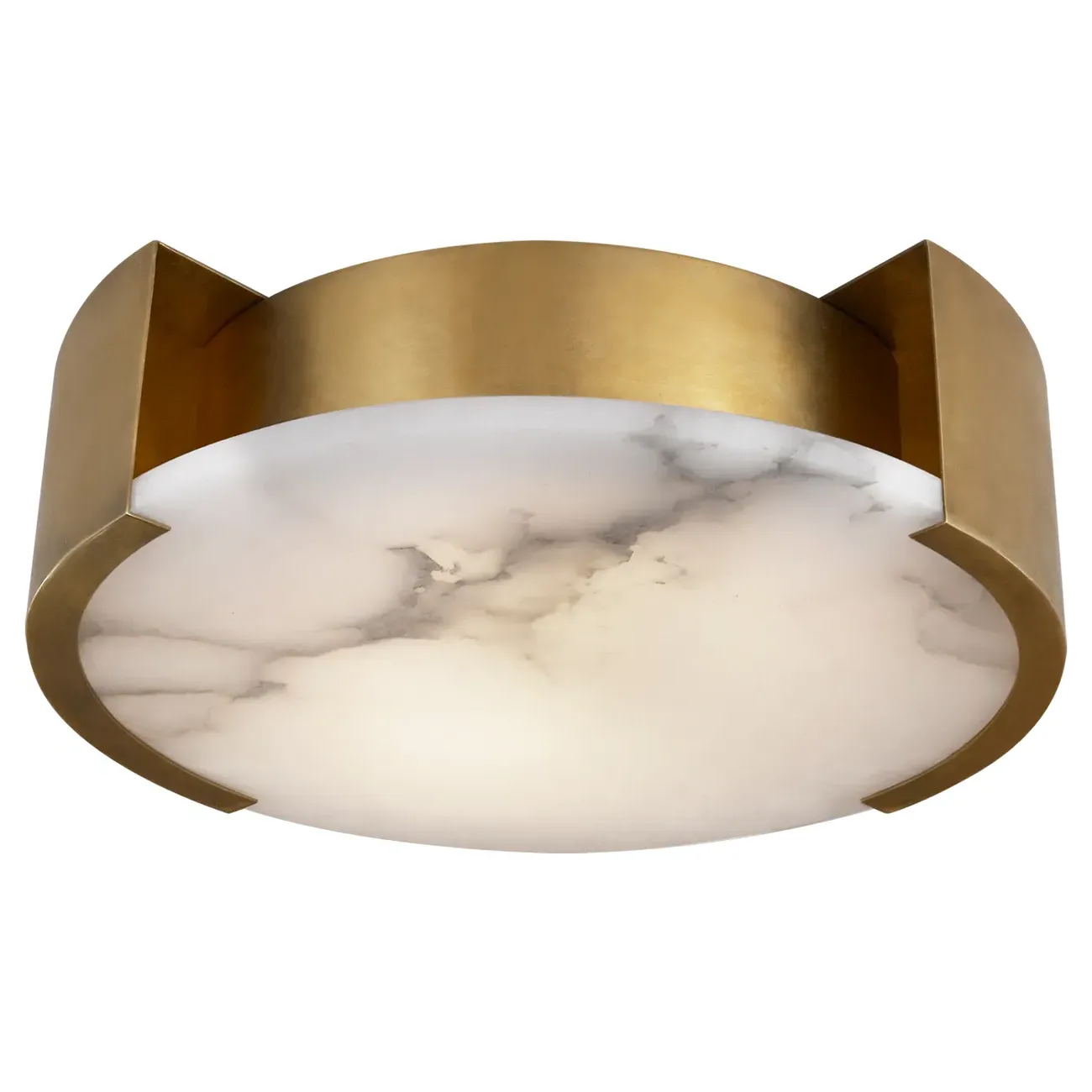 Melange Small Flush Mount - Antique Burnished Brass