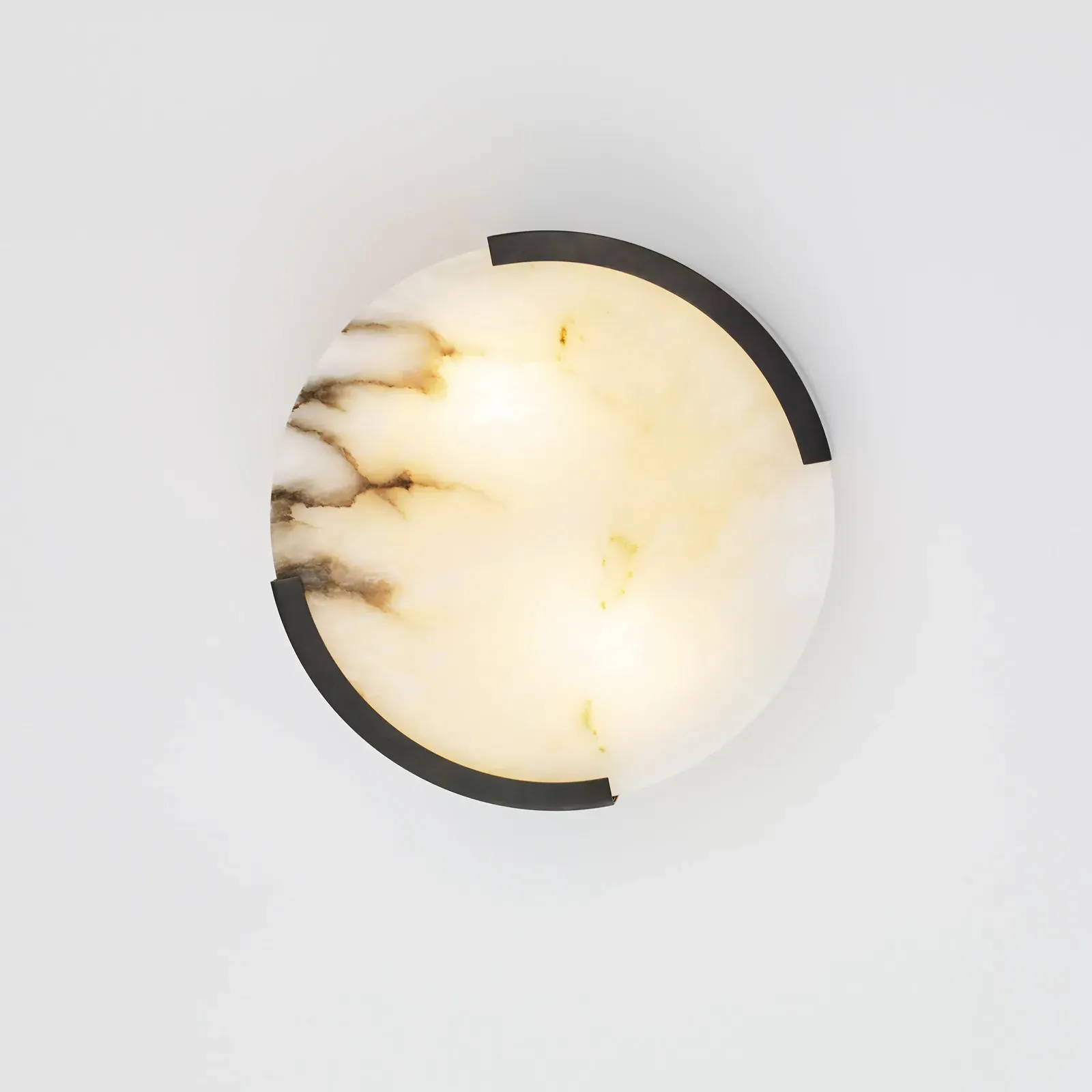 Melange Small Flush Mount - Bronze, Metal