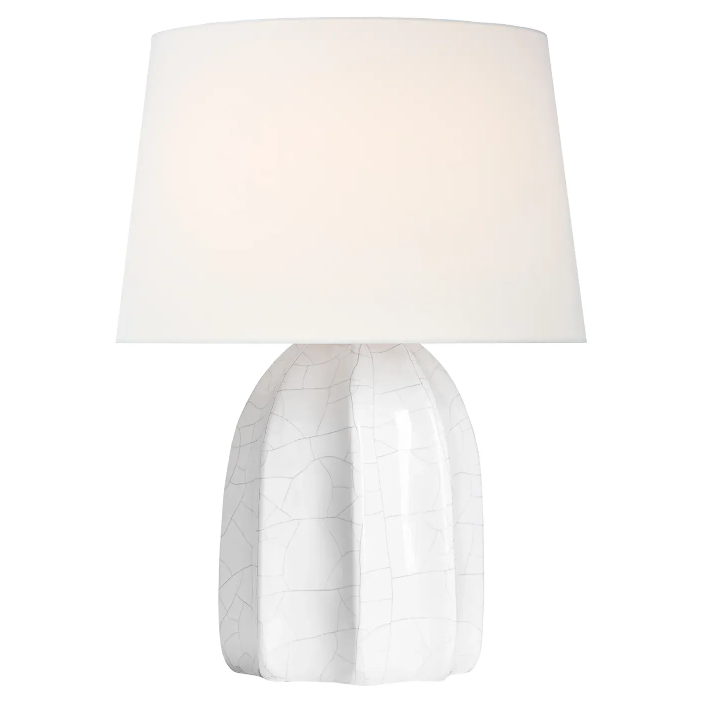 Melanie Cordless Table Lamp - Crackled Ivory, Ceramic image