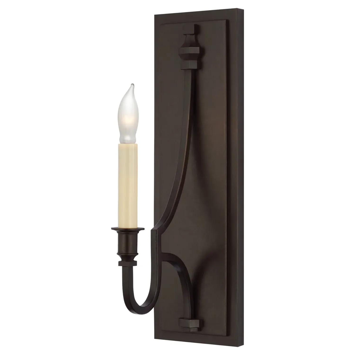 Mykonos Candle Wall Sconce - Aged Iron image