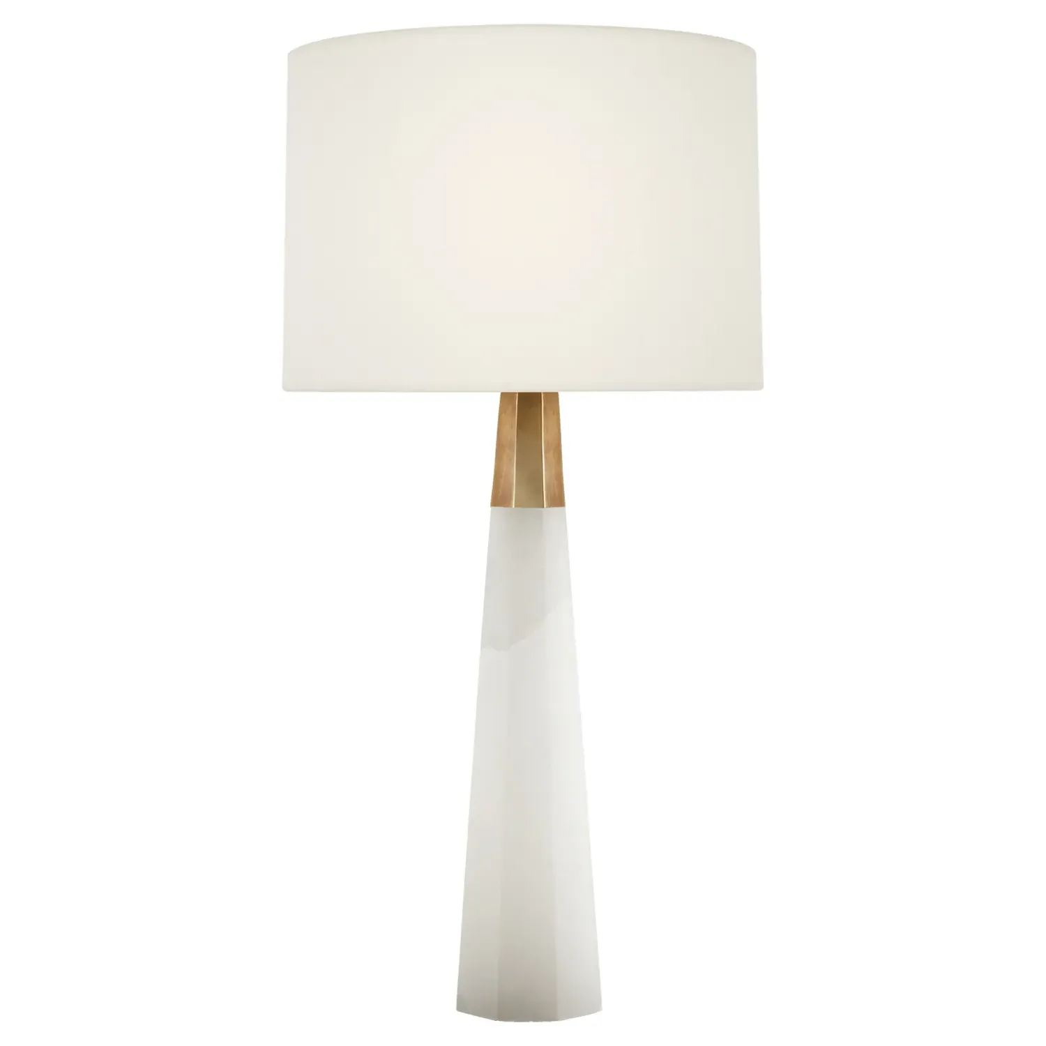 Olsen Cordless Table Lamp - White Alabaster
