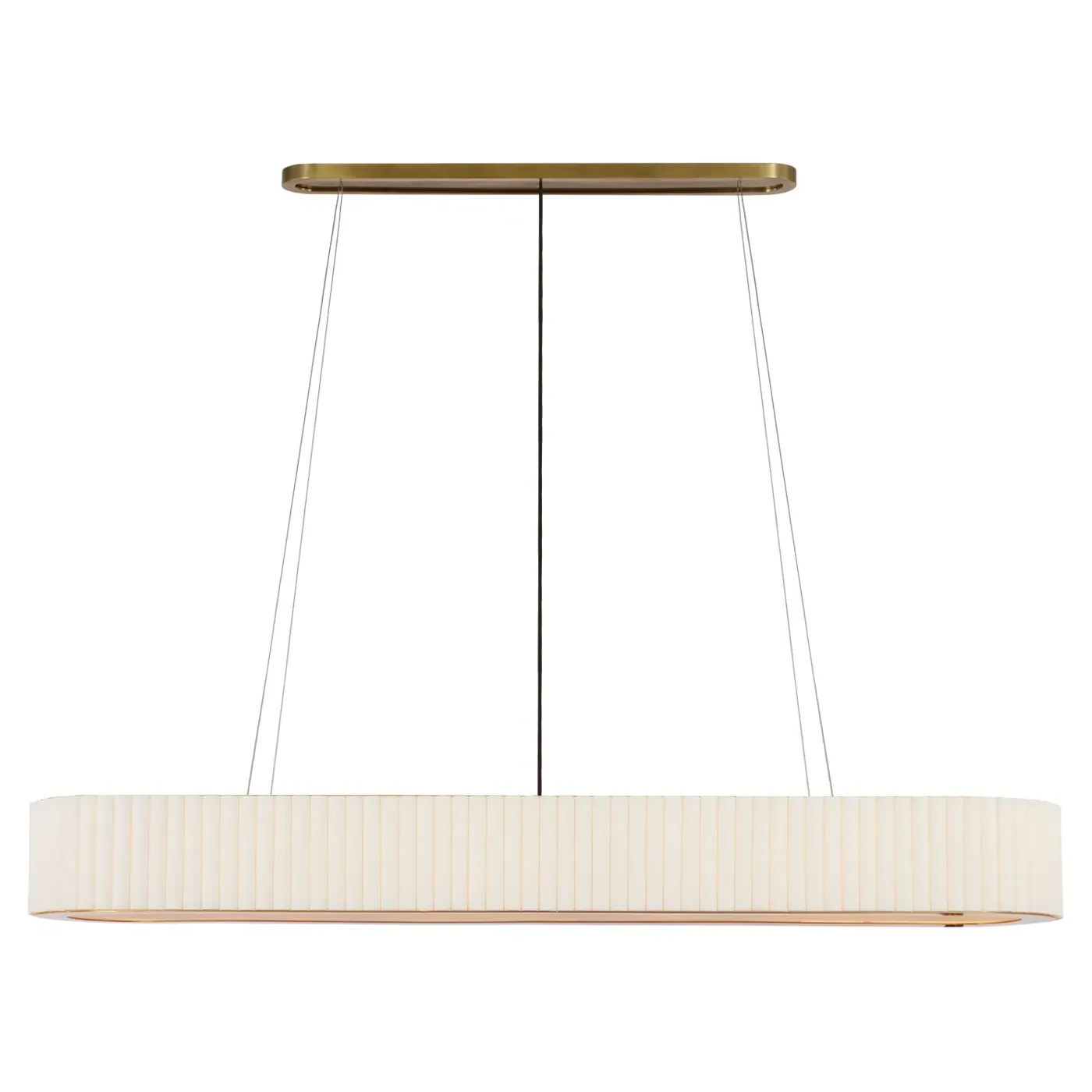 Palati Extra Large Linear Chandelier - Antique Brass, Metal