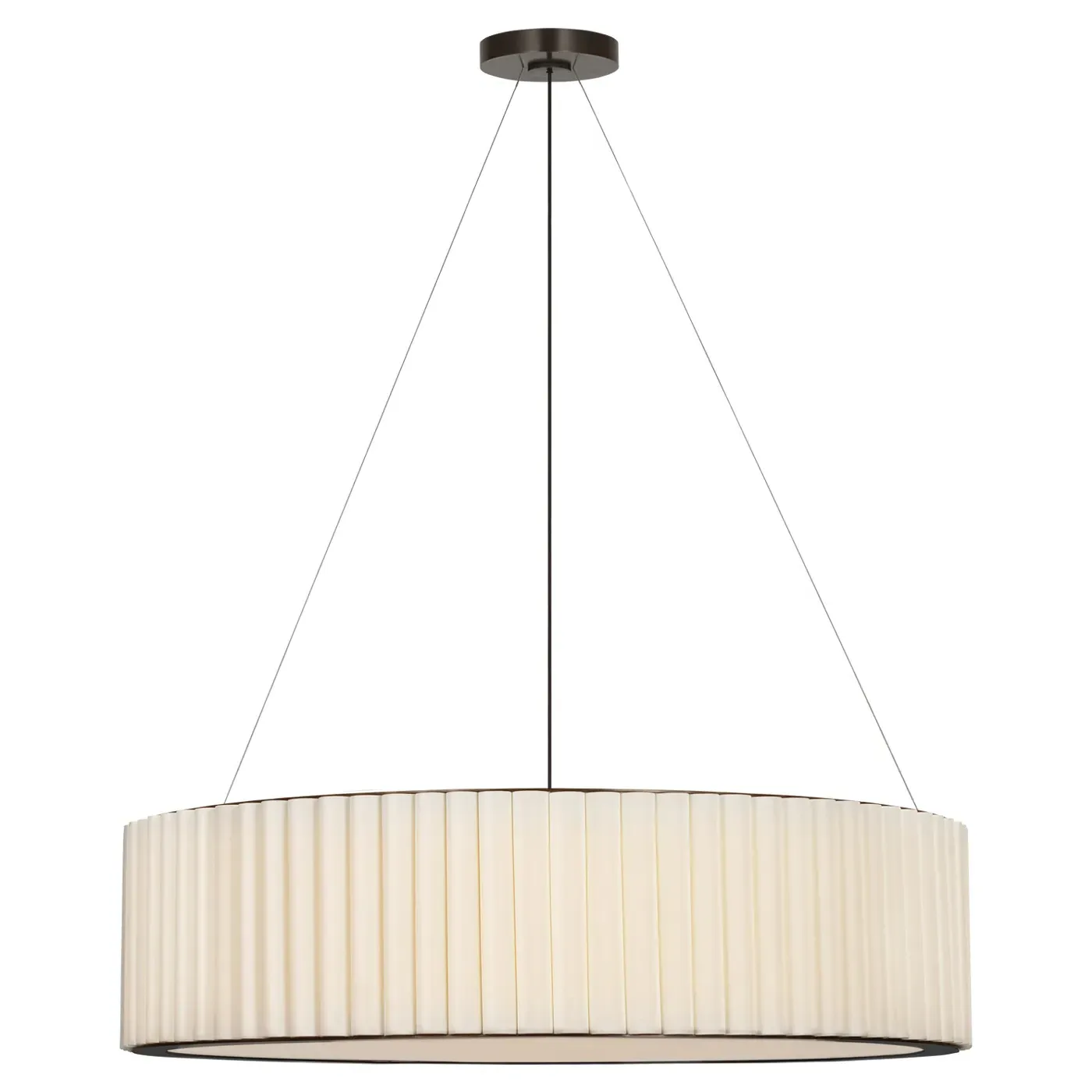 Palati Extra Large Pendant Light - Bronze, Linen